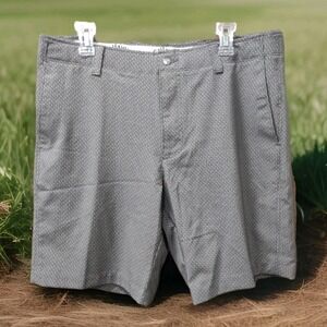 Callaway Mens Stretch Golf‎ Shorts Sz 36 Shorts Gray Pattern